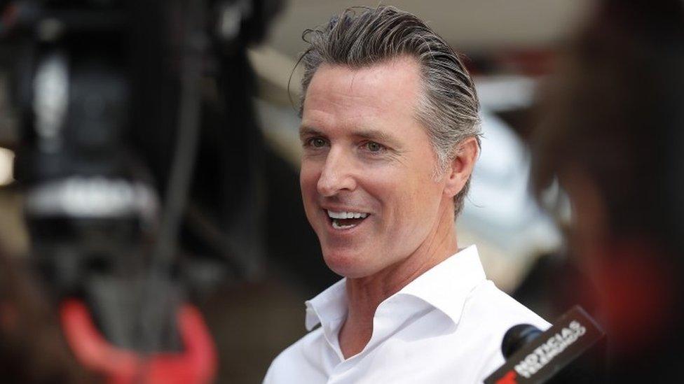 California Governor Gavin Newsom - 1 August