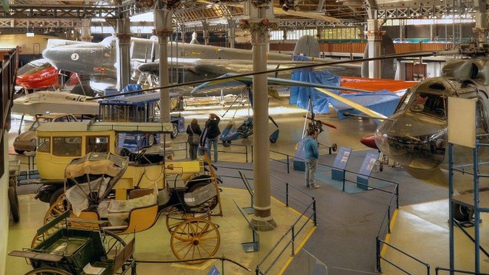 The Air and Space Hall at the Science and Industry Museum