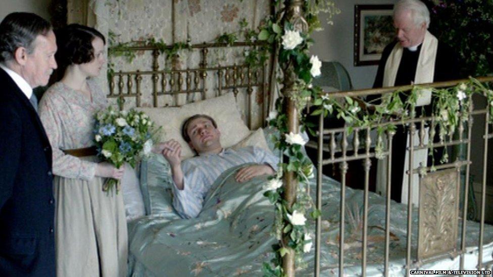 Daisy marrying William on his deathbed