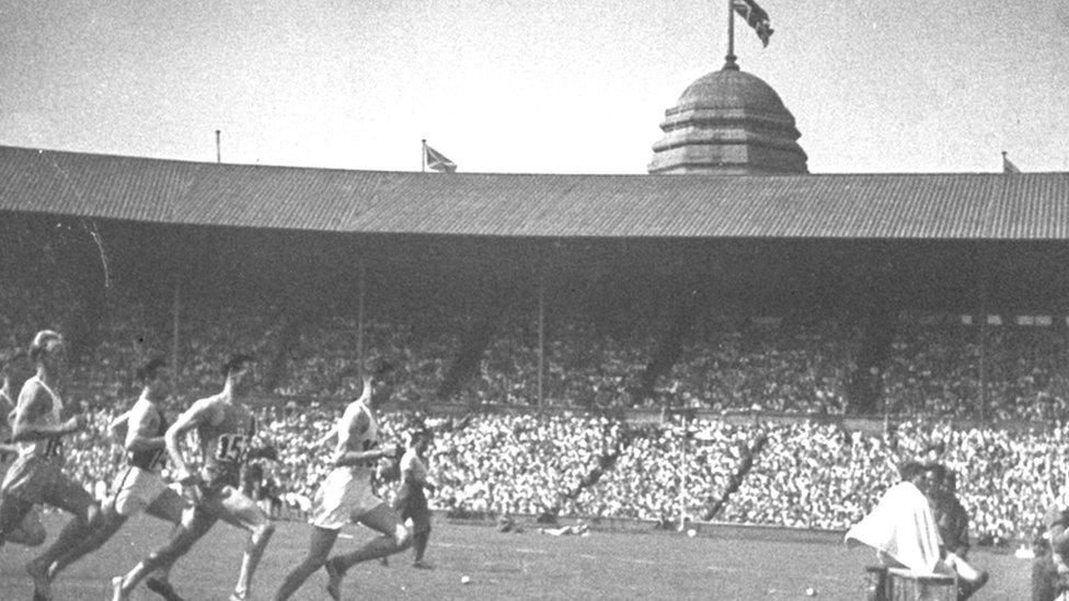 Athletes at the London Olympics in 1948