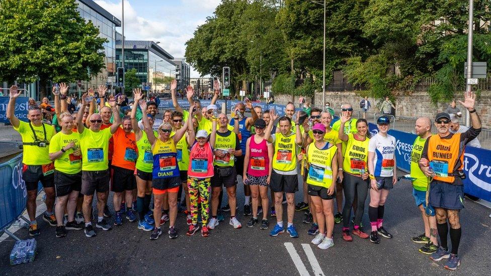 Great Bristol Run 2021: Visually impaired competitors