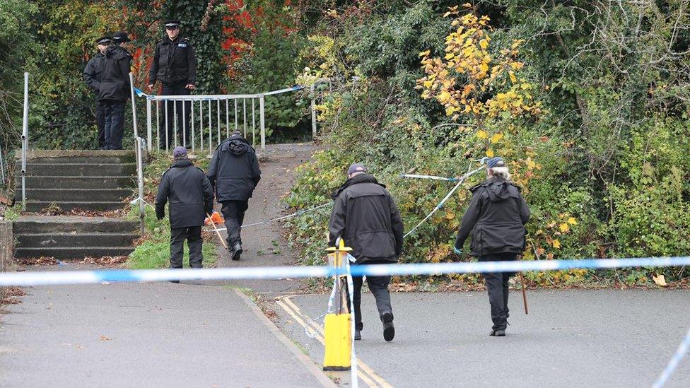 Russell Way crime scene