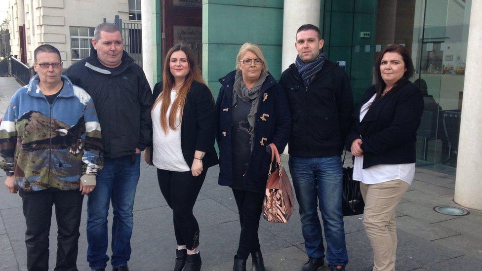 Members of Arlene Arkinson's family have been in attendance at the inquest