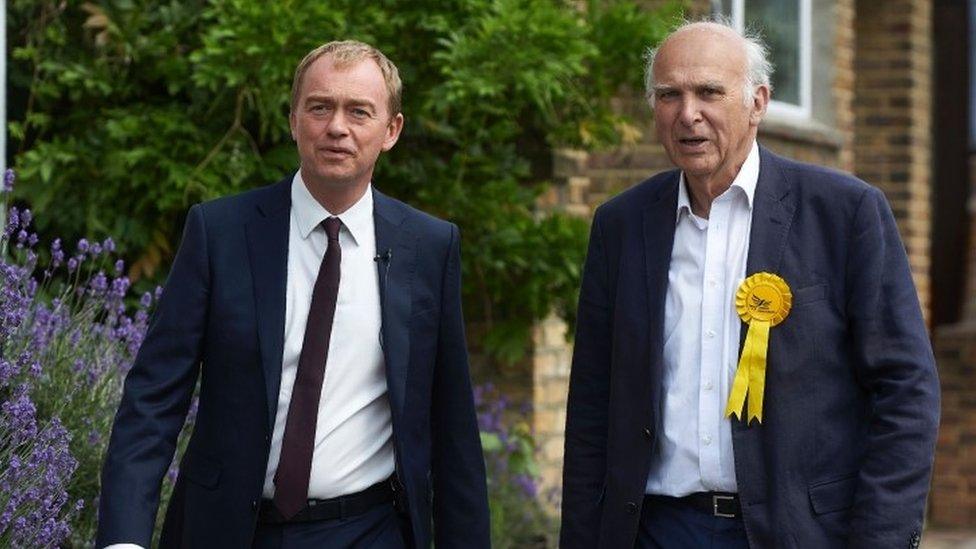 Vince Cable and Tim Farron