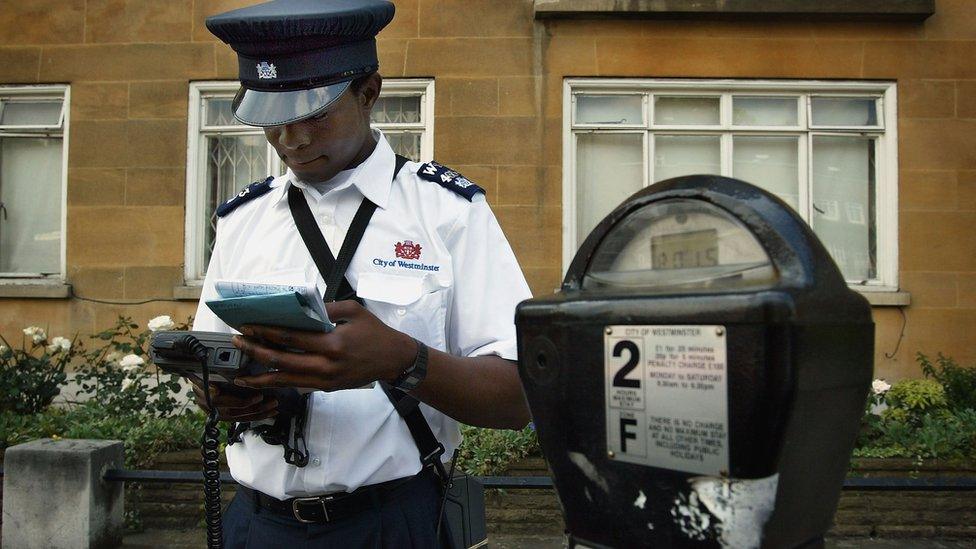 Traffic warden