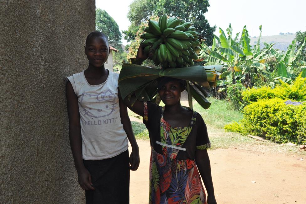 Villagers in Daniel's village in the Ntangamo region