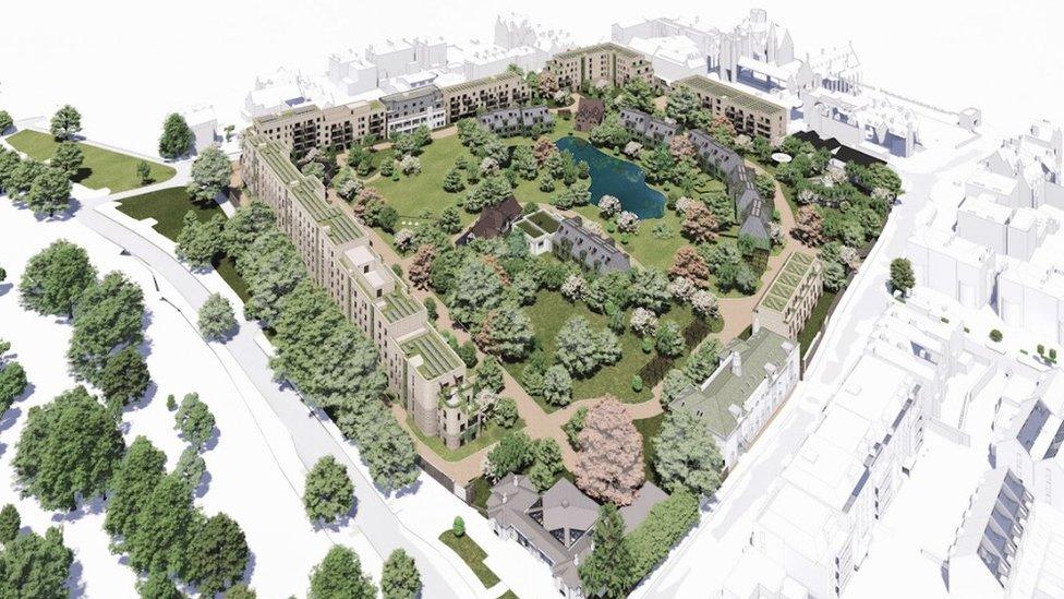 Aerial view of plans for Bristol Zoo's new project