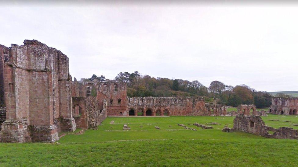 Streetview of the abbey