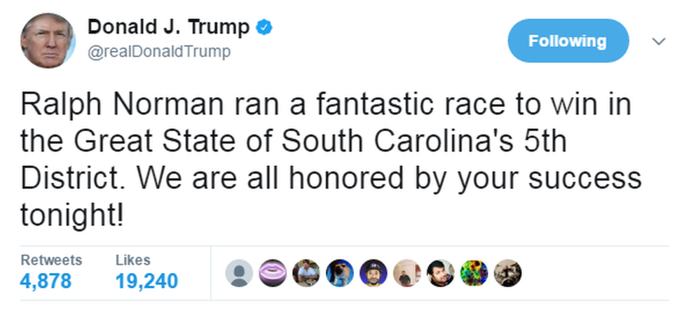 Donald Trump tweet