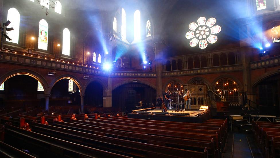 Laura Marling at the empty Union Chapel in London