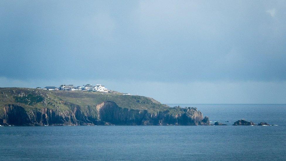 The coastline at Land's End, Cornwall