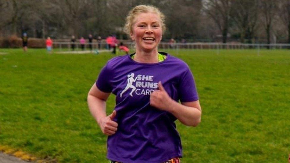 Ruth Heavyside at a parkrun event