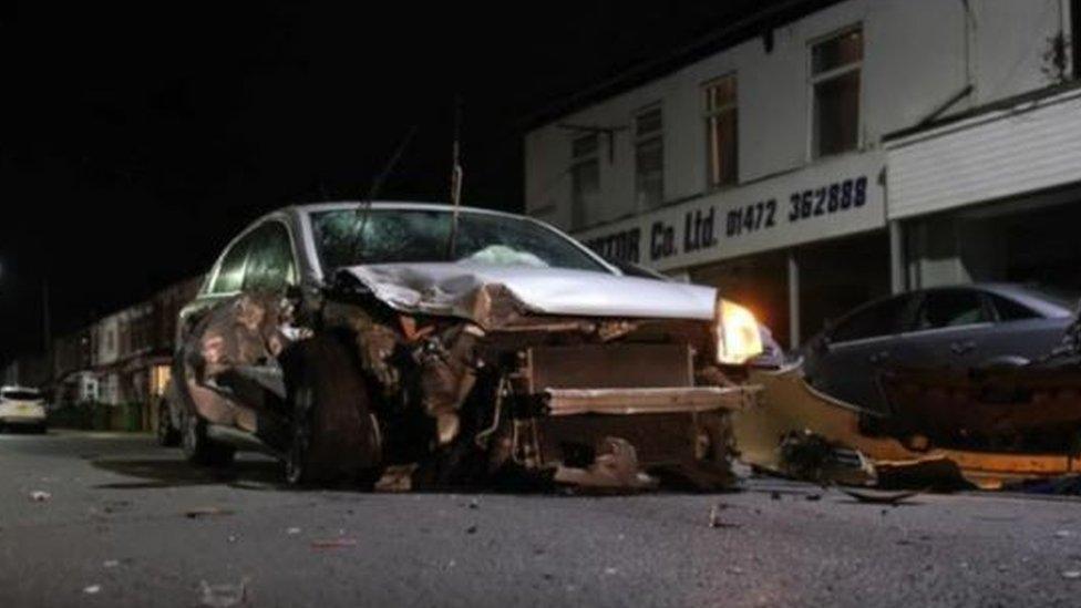 Accident on Brereton Road, Cleethorpes