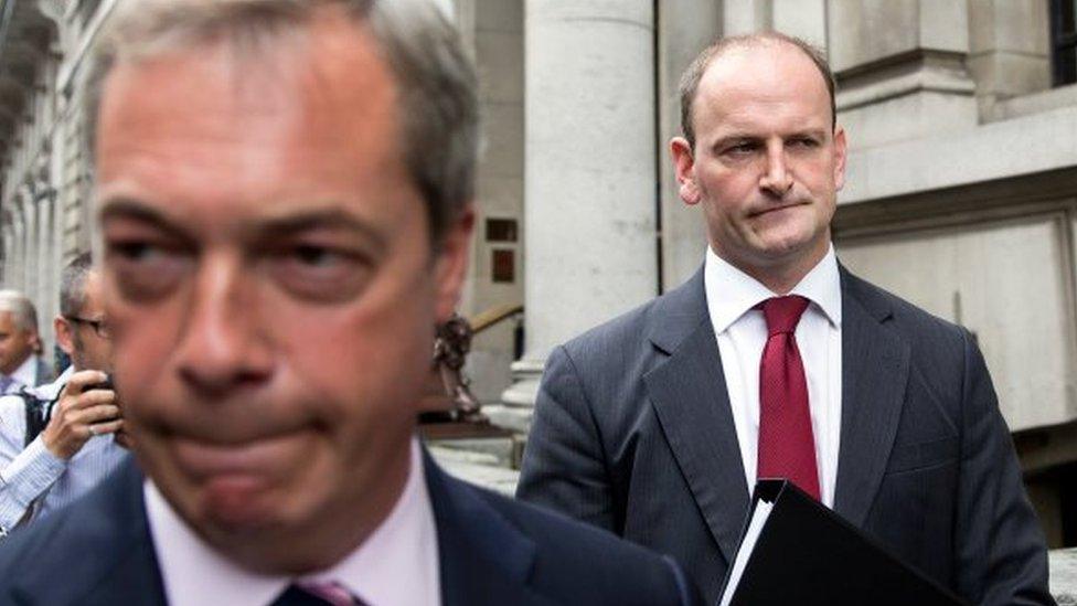 Douglas Carswell (right) and Nigel Farage
