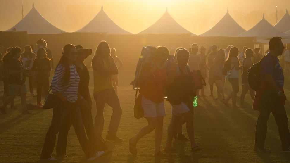 Fans at Desert Trip