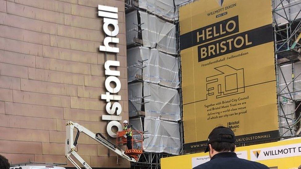 Colston Hall name being removed