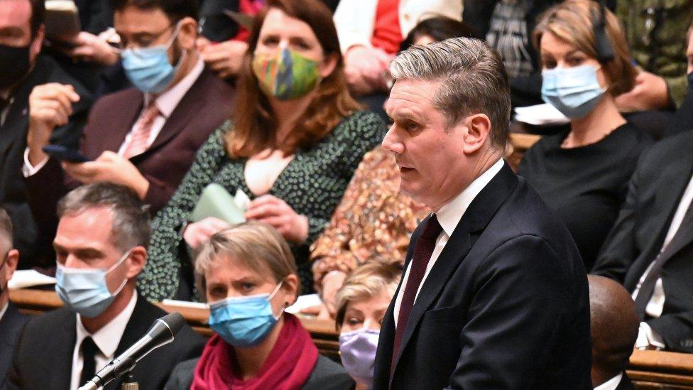 Keir Starmer in Parliament