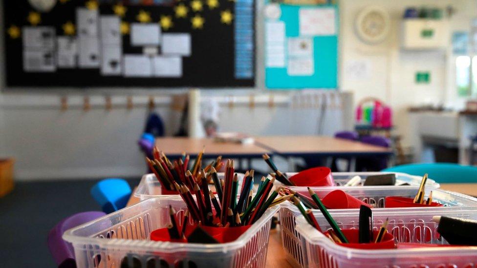 Primary school classroom