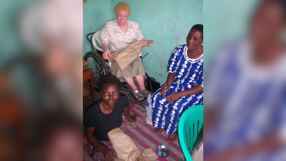 Women in wheelchairs in Tanzania