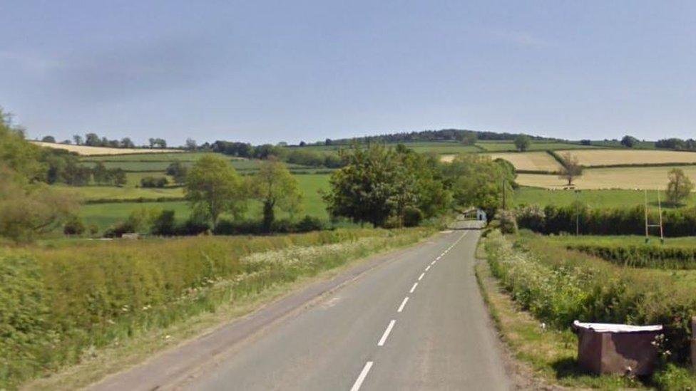 Brampton Road, near Bishop's Castle, Shropshire