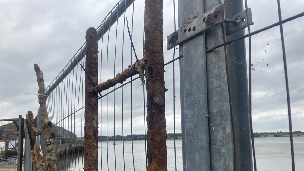 The quay in Mistley, Essex