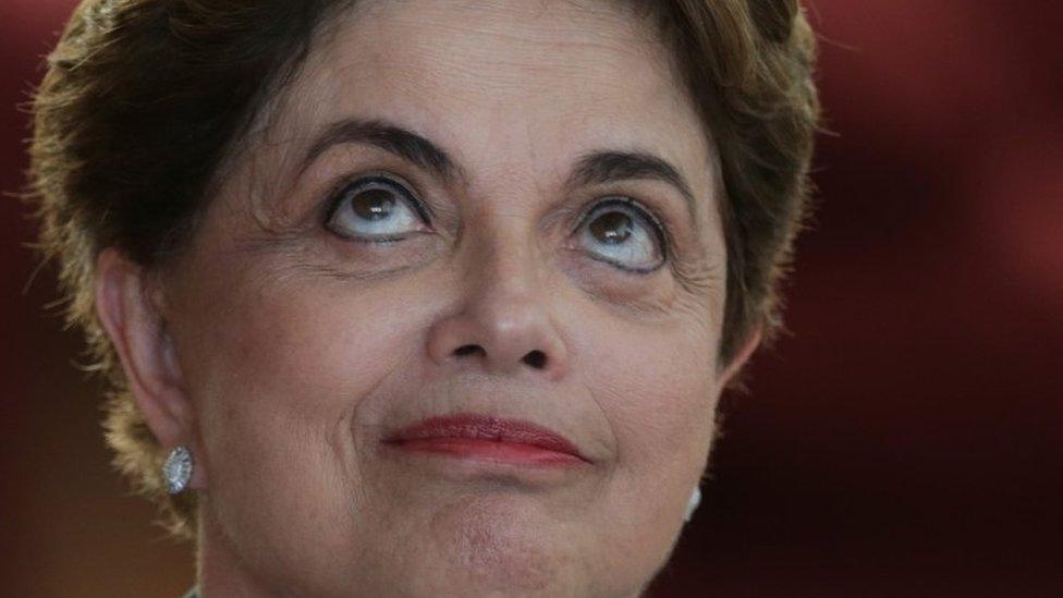 Brazil's ousted President Dilma Rousseff in Brasilia (02 September 2016)