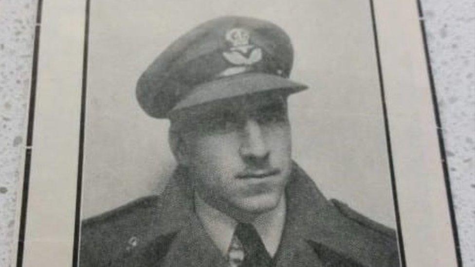 Flt Lt Walter Blom