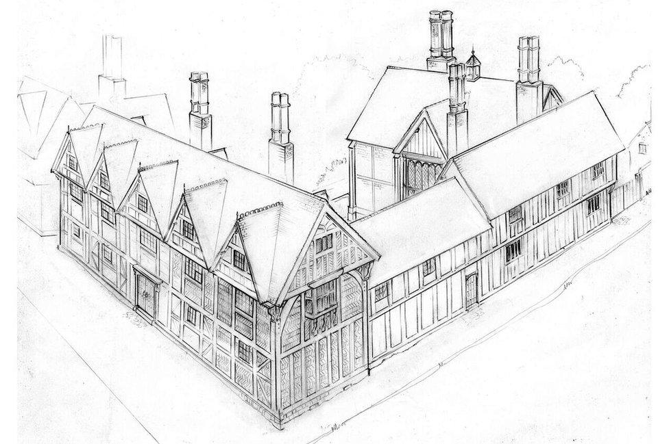 Reconstruction of Shakespeare's New Place