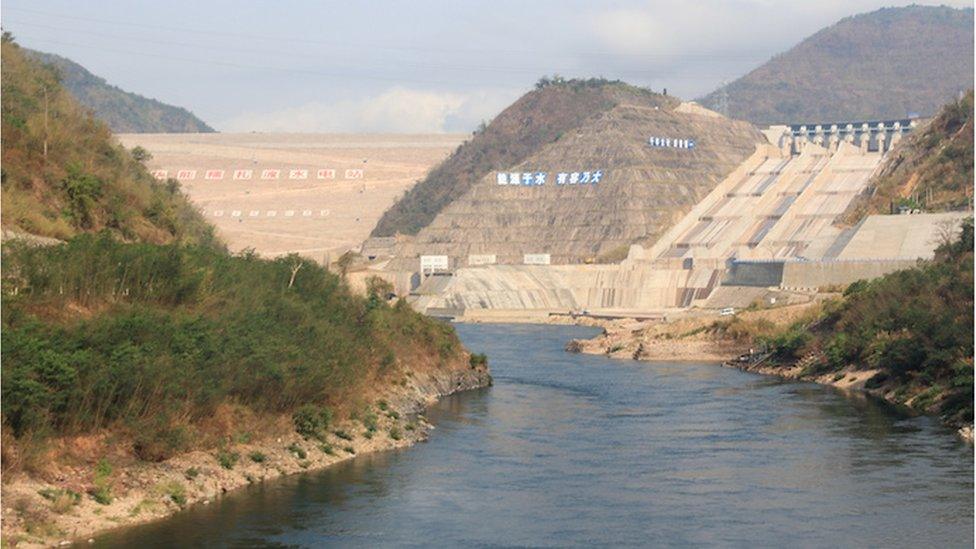 Nuozhadu dam, in China's Yunnan Province in August 2015