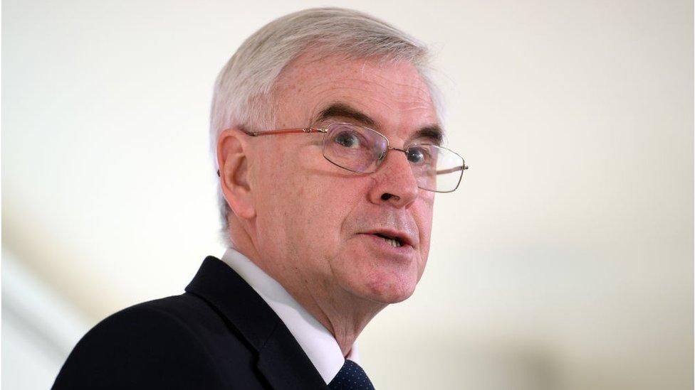 Shadow Chancellor John McDonnell