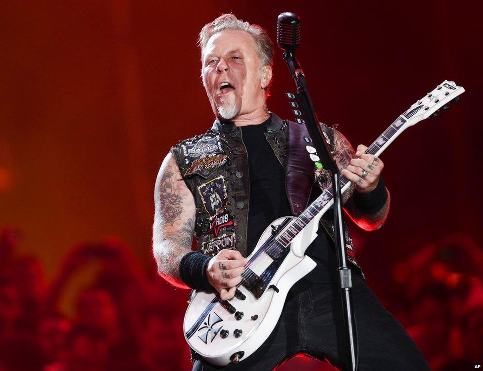 James Hetfield from Metallica