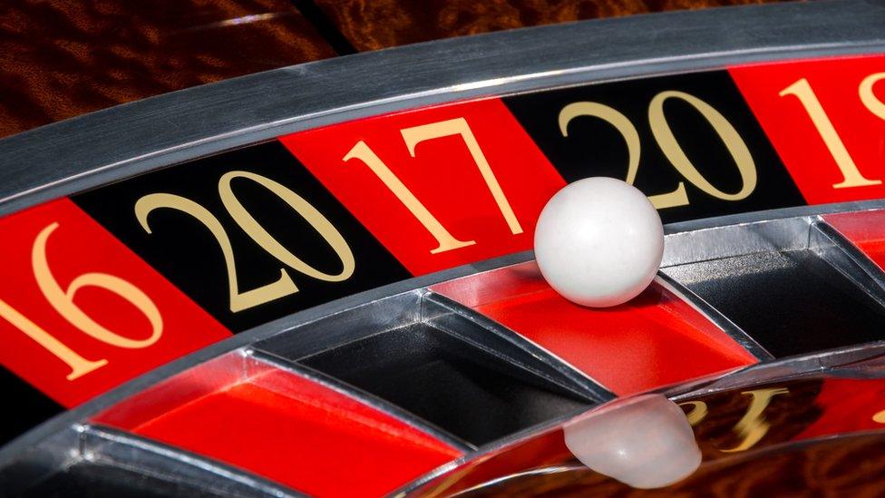 Roulette table