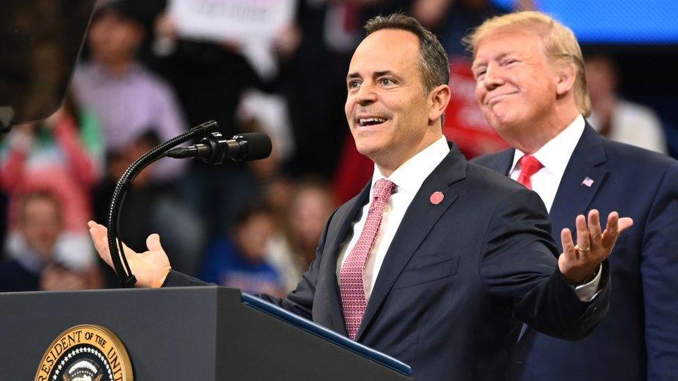 Matt Bevin and Donald Trump