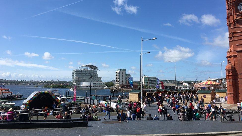 The Urdd Eisteddfod in Cardiff Bay