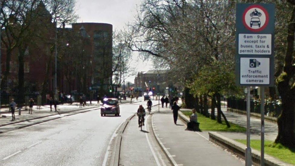 Oxford Road bus lane