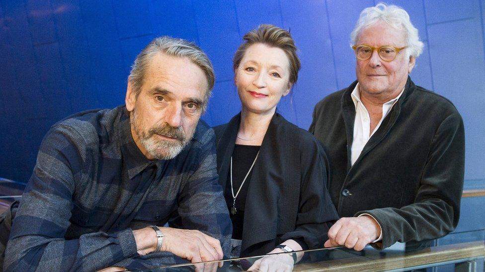 Jeremy Irons, Lesley Manville and Sir Richard Eyre