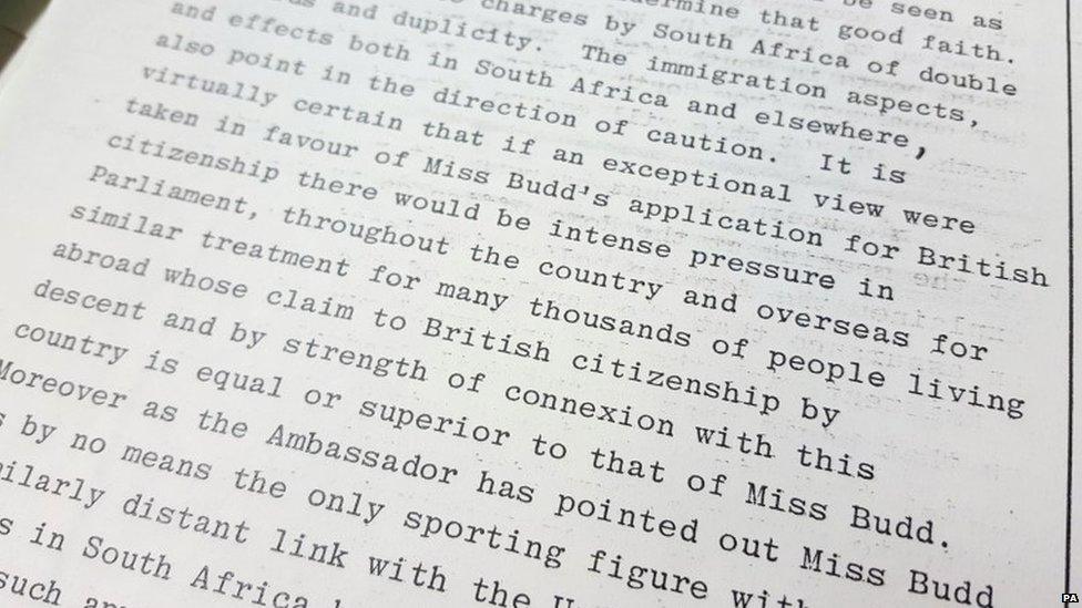 Excerpt of draft letter written by Foreign Secretary Geoffrey Howe in 1984