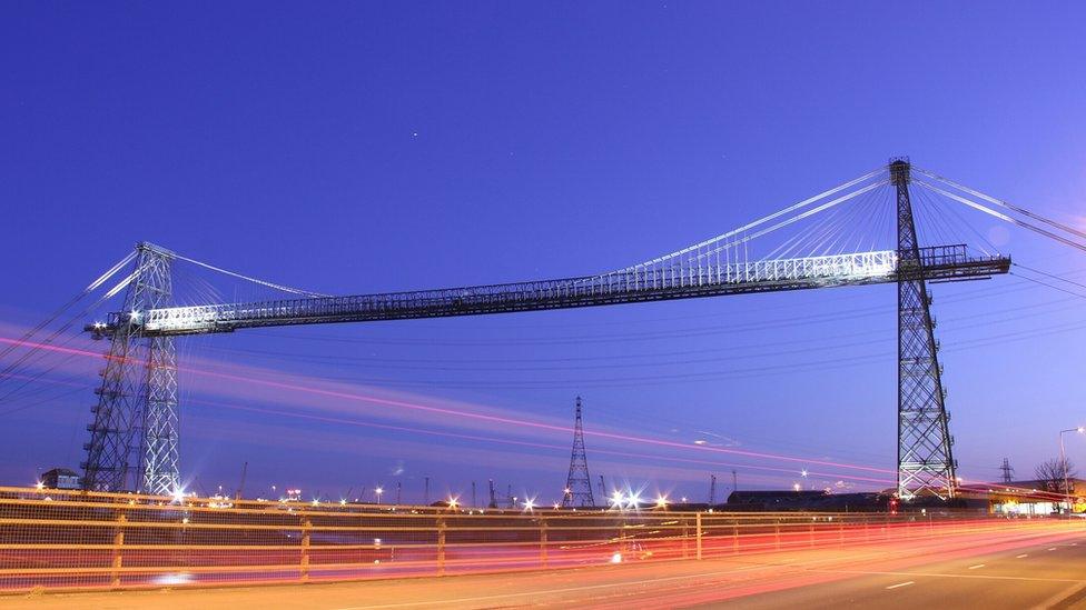 Newport Transporter Bridge by Mark Williams