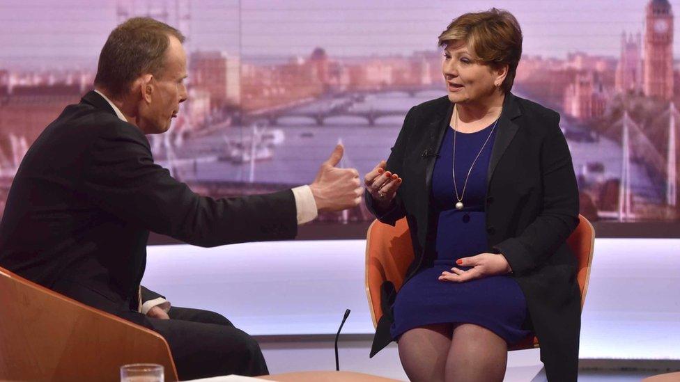 Andrew Marr and Emily Thornberry