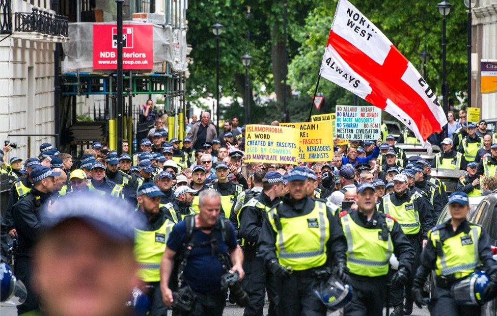 EDL march in June 2017