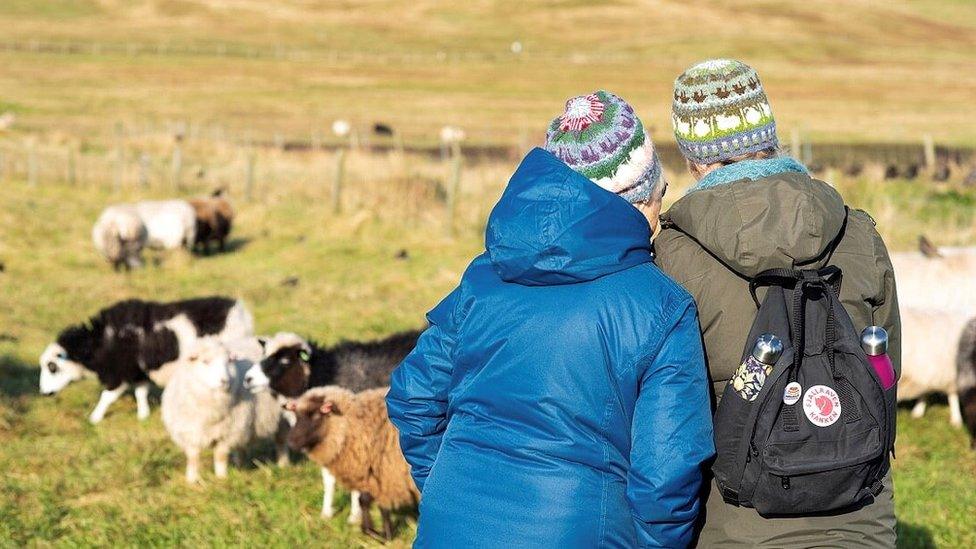 Couple in hats