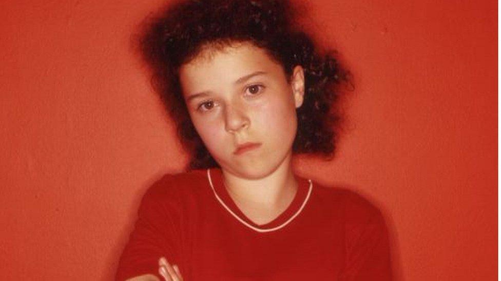 Dani Harmer the first time she became Tracy Beaker