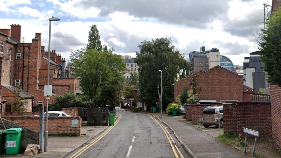 Bluecoat Close, in Nottingham