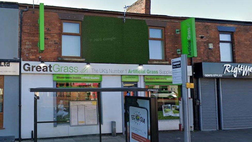 Great Grass shop front