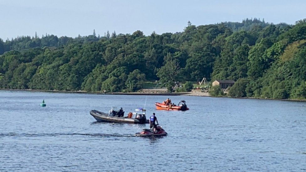 Search on loch Lomond