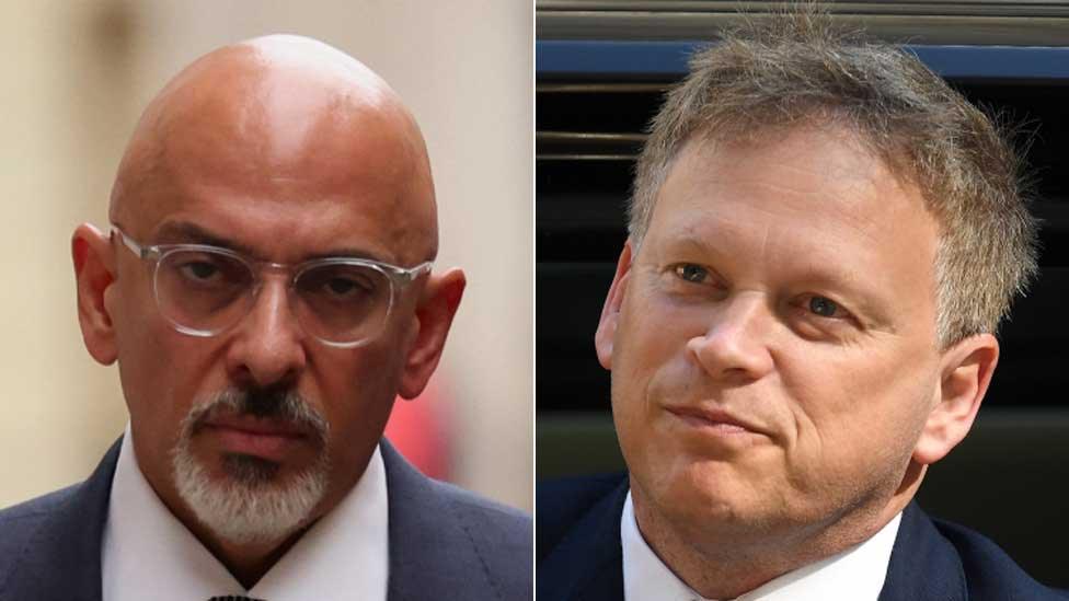 Nadhim Zahawi (l) and Grant Shapps