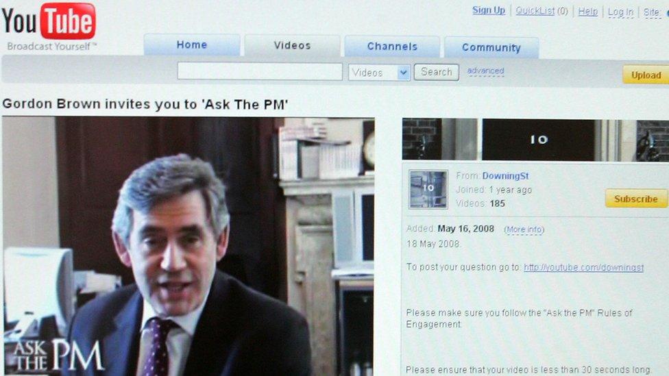 Gordon Brown YouTube