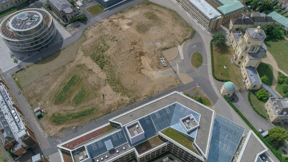 Site of new Oxford University concert hall