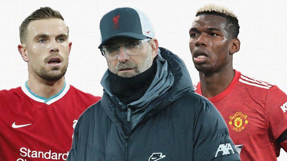 jordan henderson jurgen klopp paul pogba.