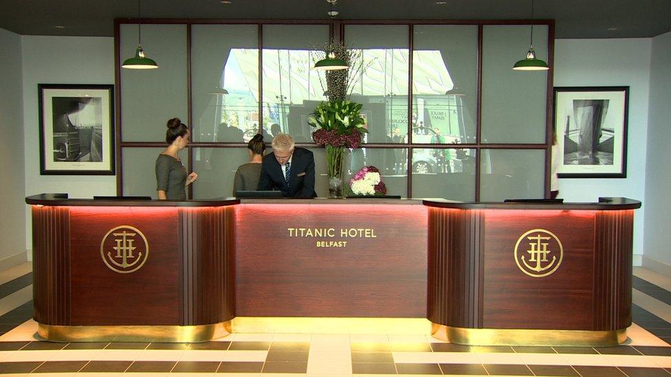 Titanic lobby